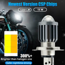 Hi Lo Beam Motorbikes Headlight Bulb Head Light Scooter Aluminum Alloy H4