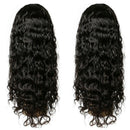 Front Human Hair Wigs For Black Women Remy Peruvian Deep Curly Human Hair L