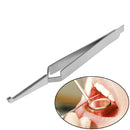 Stainless steel dental bracket holder orthodontic serrated instruments tweez ME