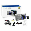 New 4 inch Car DVR Camera Full HD 1080P Dual Lens Video Recorder Parking Mo