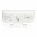 New Upgrate Digital Alarm Clock LED Mirror Clock Multifunction Snooze Displ N7W4