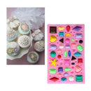 Chocolate Cake Silicone Fondant Mould Jewelry Gemstones Baking Molds Kitchen Pro