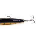 5x/set plastic minnow fishing lures floating rattles bass crankbait 8.5cm/8.9gZ