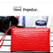Retro Crocodile Leather Women Clutch Bag Zipper Purse Solid Handbag (Red)