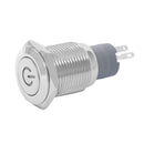 Push Button Switch Red LED 12V 3A for car