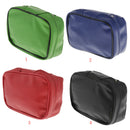 Universal Tool Kit Bag Leather Storage Tool Pouch Sport Luggage Travel  Red
