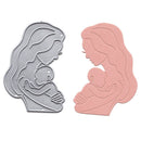 Mother hug baby Metal Cutting Dies For Scrapbooking Stencils DIY Album  OZ