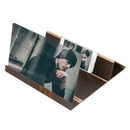 12 inch Wooden Mobile Phone Screen Stereoscopic Amplifier Enlarger Phone Stand