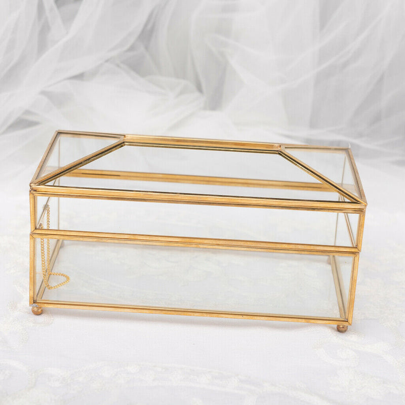 Tissue Box Geometric Transparent Home Desk Coffee