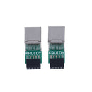 Internal motherboard 9pin to 2port USB2.0 a female adapter converter PCB boar Gw