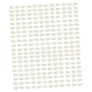 240 Pack 24 Values Resistors Metal Film 1/4W Kit / Assortment / Mix