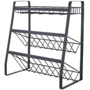 3 Layers Kitchen Spice Rack 304 Stainless Steel Countertop Spice Jars Bottl