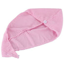 1PC Magic minifiber Hair Drying Towel Cap Bath Head Wrap Pink C4O8