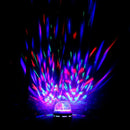 E27 3W RGB LED Rotating Party Light KTV Stage Disco Crystal Ball Screw Bulb Lamp