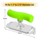 Jar Opener Arthritis Can Opener Stainless Steel Lids Off Labor-Saving 360 D H4W3