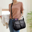 Tassel Women Casual Messenger Handbags Big Capacity Shoulder PU Leather Bag
