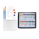 Acrylic Paint Set 24 Vivid Colors (12ml) Craft Paint Supplies for Canvas Wood