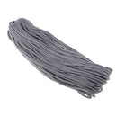 1 Roll Round Cotton Threads Stringing Cords Gray for DIY Crafts Decorative
