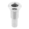 1" Hose Barb Polished 316 Stainless Steel Boat Thru Hull Fitting