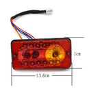 12V DC LED Rear Tail Lights Brake Turn Signal Reverse Lamp For Electric-Tricycle