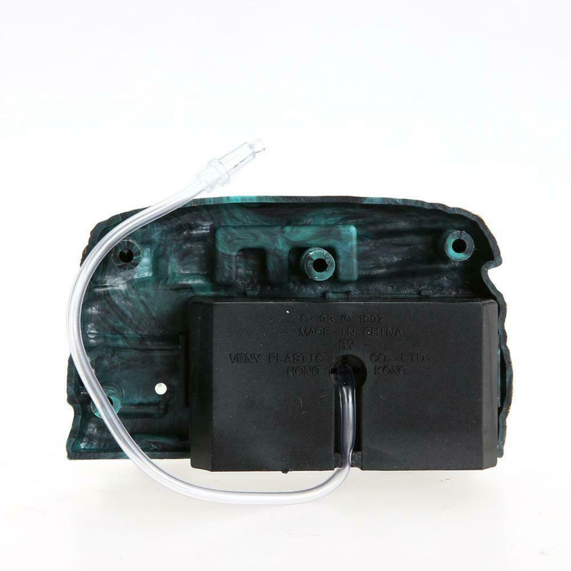 Pirate Captain Aquarium Decorations Landscape Skeleton on Wheel Action