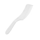 Curved Hair Clipping Cutting Arced Comb Flat Top Haircut Comb Brush (White) A