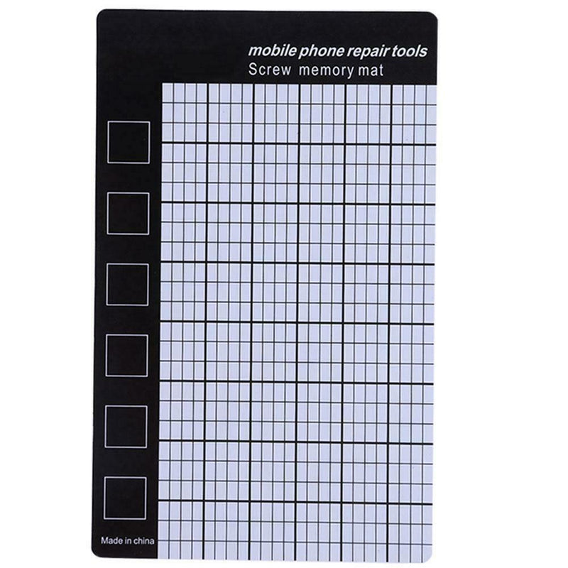 145x90mm Magnetic Screw Mat Memory Chart Work Pad Mobile Phone Repair Tools