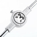 6PCS/Set Metric Die Wrench Kit Thread Processing Threading Tapping Hand Too