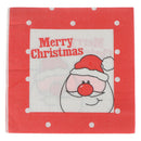 20pcs/Set Santa Claus Printing Napkins Christmas Napkins Party de 3C