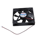 5X(120mm x 25mm 12V 2Pin Sleeve Bearing Cooling Fan for Computer Case Z9U9)