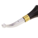 1mm Wooden Handle Edge Beveler Skiving Cutting Tool DIY Leather Craft Tool