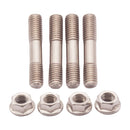 Stainless Steel Stud Nuts M8X1.25 42mm W/flange for T25 T28 Exhaust new hot