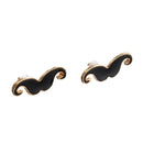 Mustache Earrings, Set of 2pcs