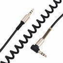 3.5mm Male to Male Aux Cable Cord 90 Degree Car Audio Headphone Intriguing
