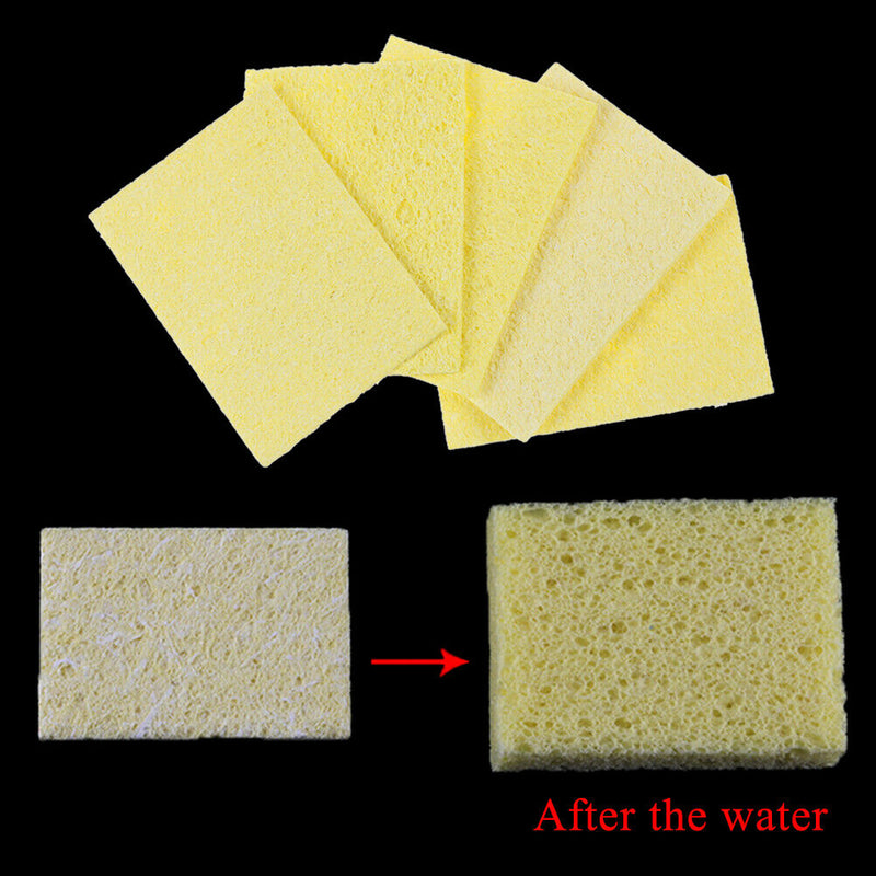 5Pcs Cleaning Sponge Cleaner fr Enduring Electric Welding Soldering Iron