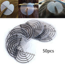 50x/lot Heat Protector Shields Keratin Tip Hair Extension Salon With scale OZ