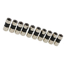 10pcs F Type Compression Snap Seal Plug Connector Sky Satellite TV Cable