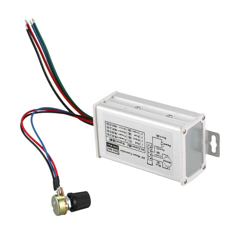 DC 9V 12V 24V 48V 60V 20A Motor Speed Controller Regulator Driver PWM 25KHz L8Z8