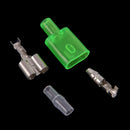 10set bullet terminal car electrical wire connector diameter 4mm 1female:2male3C