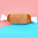 Chicken Legs Double Bones Toys Pet Dog Puppy Toys Dogs Chew Plush Sound_Toy H5D4