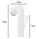 1pc Heated Towel Radiator Rail Bath Hook Holder Clothes Hanger Scarf Shelf FT