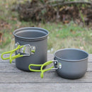For Outdoor Backpacking Camping Hiking Cooking Picnic Cookware Bowl Pot Pan Tool