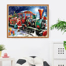 Christmas Train 5D DIY Full Drill Diamond Painting Cross Stitch Home Decor