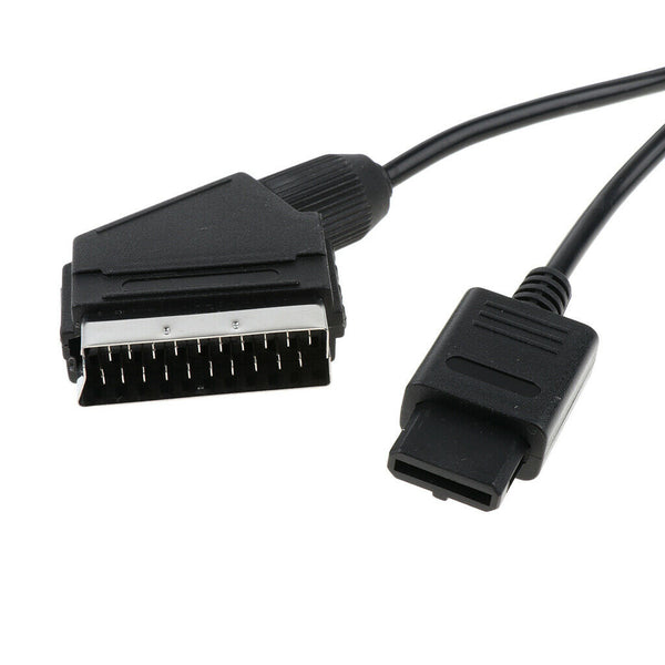 1.8M RGB Scart Video AV Cable Lead For Nintendo N64 NGC Gamecube SNES