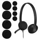 2Pcs 35mm 1.38'' Headset Headphone Earphone Soft Foam Sponge Ear Pads Cov D O2F3