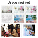 Digital Painting DIY Filling Oil Canvas Paint By Number Iron Tower Street W3Q9