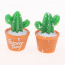 Mini Artificial Cactus Plant Garden DIY Micro Landscaping Ornaments Green