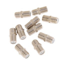 10x F Type Coaxial Cable Coupler Female F/F Jack Adapter Connector RG59 RG6