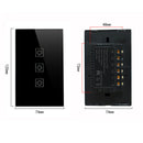 Wifi Smart Light Switch Glass Screen Press Panel Voice Control Wireless Wal P9P3