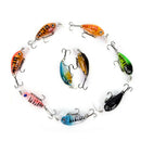 9X/set fishing lure hard bait pesca crazy wobbler swimbait crankbaits 4.5cm/4J&M